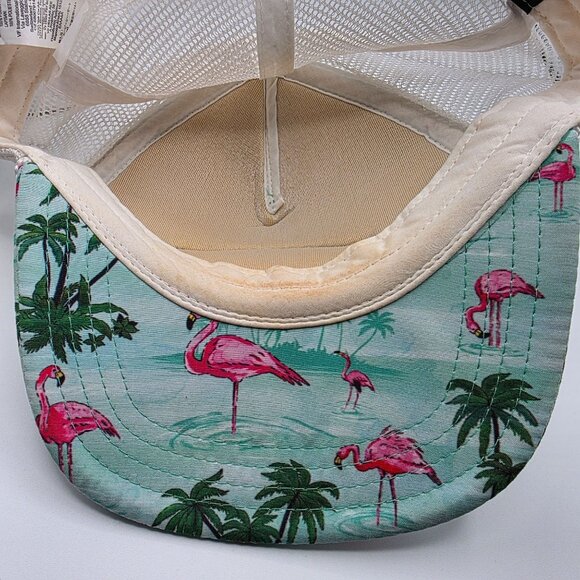 Vans Off The Wall Adults Flamingo Palm Trees Trucker Hat Beach Summer Outdoors - Picture 8 of 10